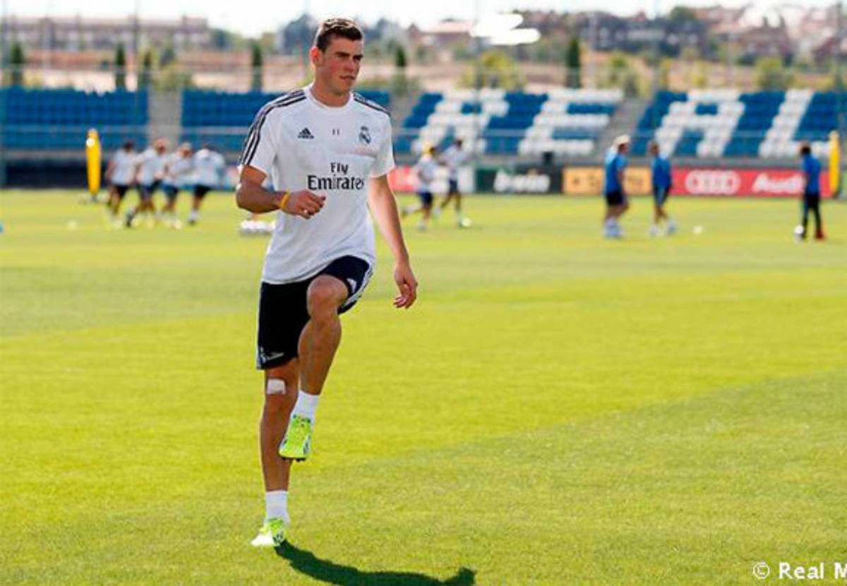 Primer entrenamiento de Gareth Bale con el Real Madrid
