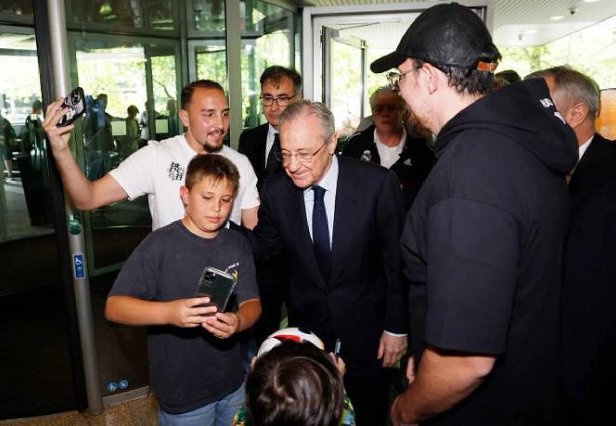 Bayern Munich-Ral Madrid: El ambiente de Champions de los aficionados en Alemania y Florentino Pérez visitó a su equipo