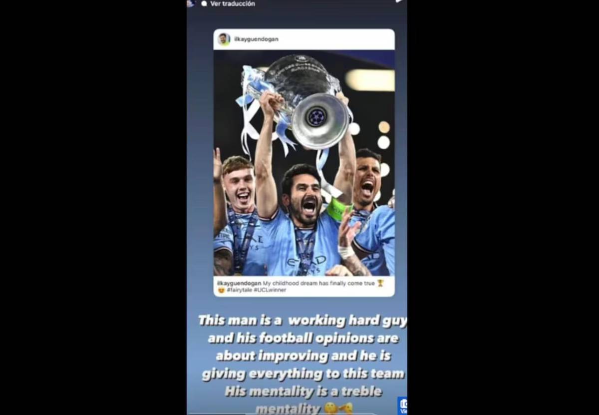 ¿Perdedores? Bella esposa de Gundogan envía mensaje a los jugadores del Barcelona: “Su mentalidad es triplete”