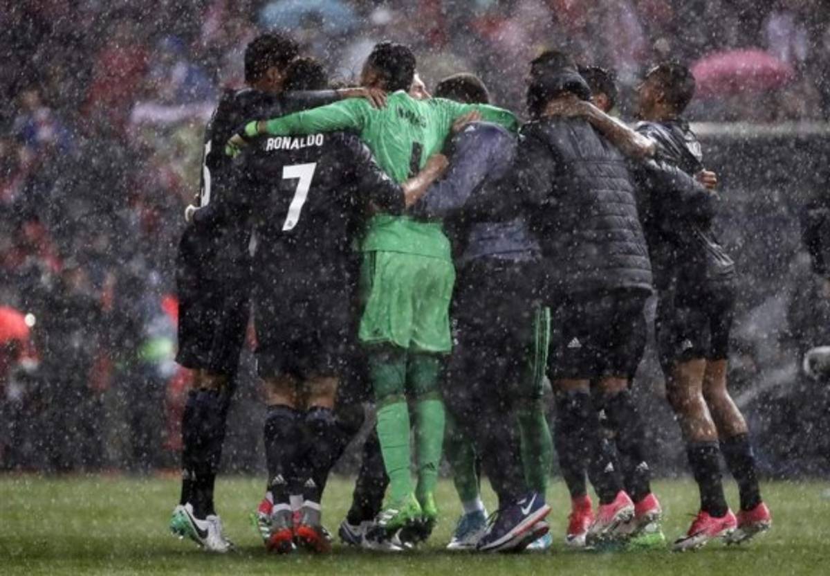 LO QUE NO SE VIO POR TV: Polémico festejo del Real Madrid en el Calderón