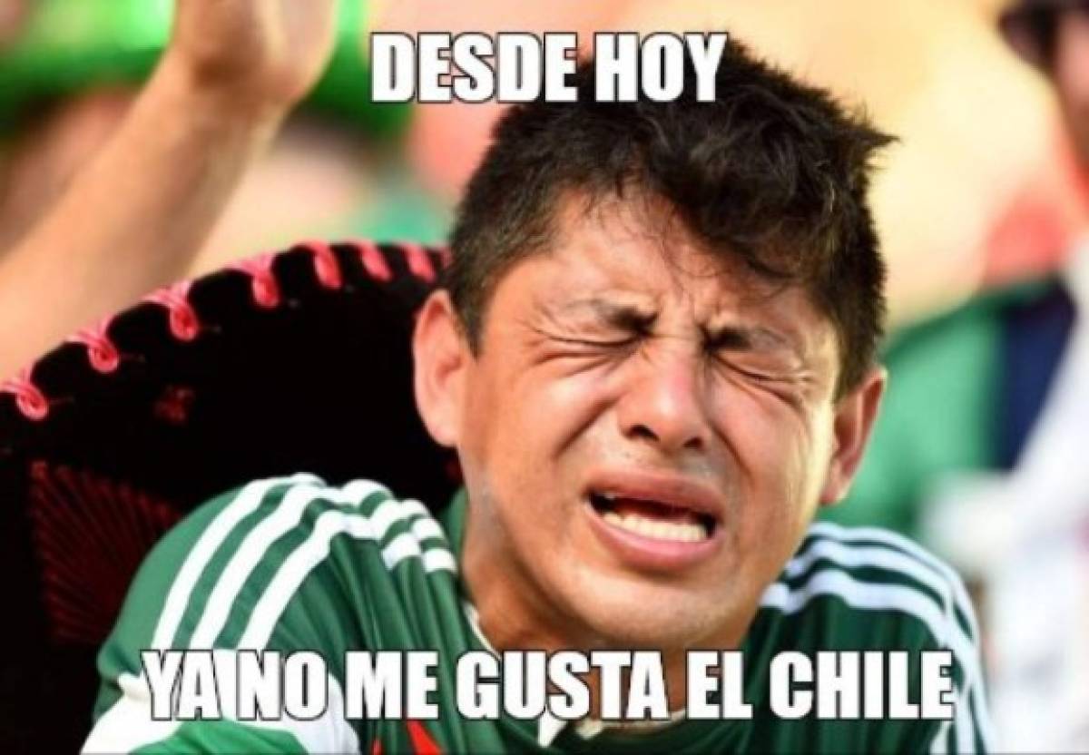 México se venga de Chile y llueven los memes... ¿qué pasó Chicharito?