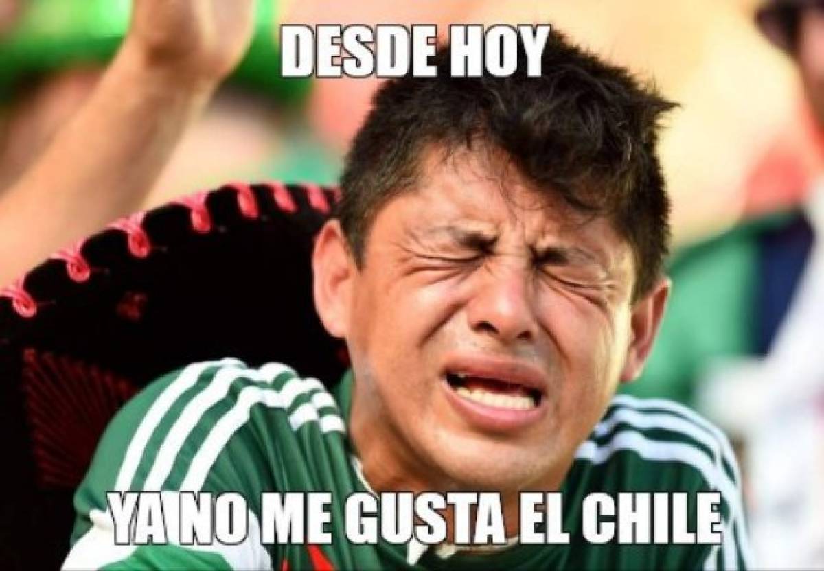 Los memes que dejó la aplastante derrota e México ante Chile