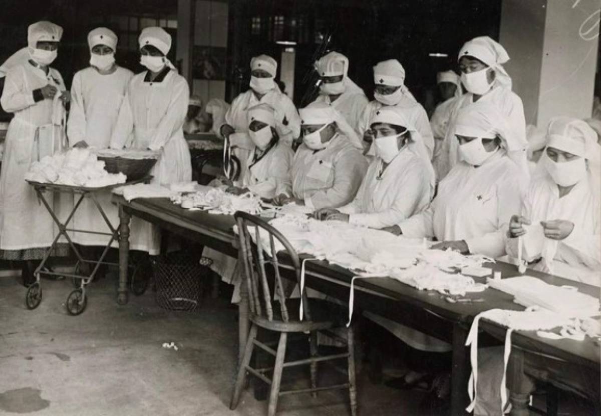 Como que fueran de hoy: Las fotos de hace 100 años de la gripe española similares al coronavirus