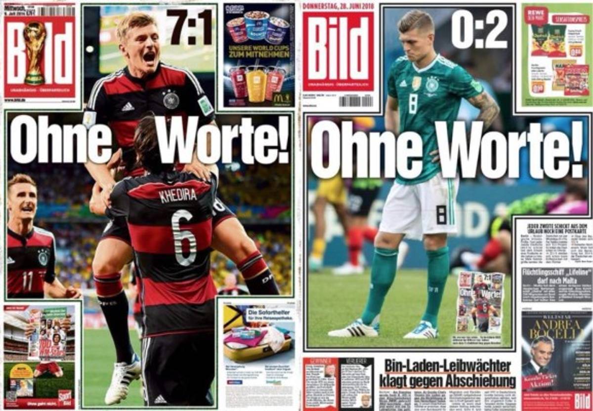 Fiasco y vergüenza: Así reaccionó la prensa alemana tras la histórica eliminación del Mundial