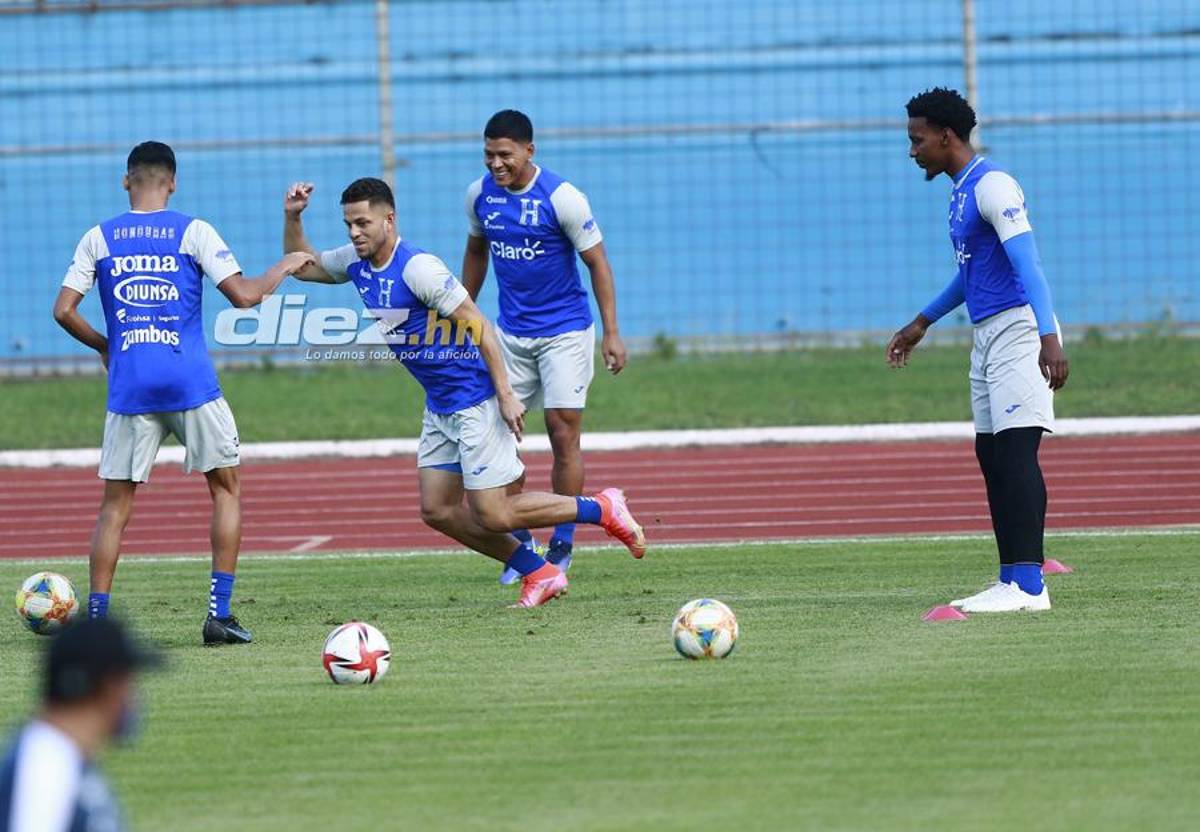 ¡Broma a Sacaza y risas! Así fue el primer entreno de la Selección Honduras para la triple fecha eliminatoria