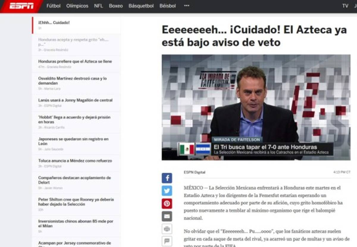 La prensa mexicana habla de la previa del duelo México-Honduras ¿Aztecazo?