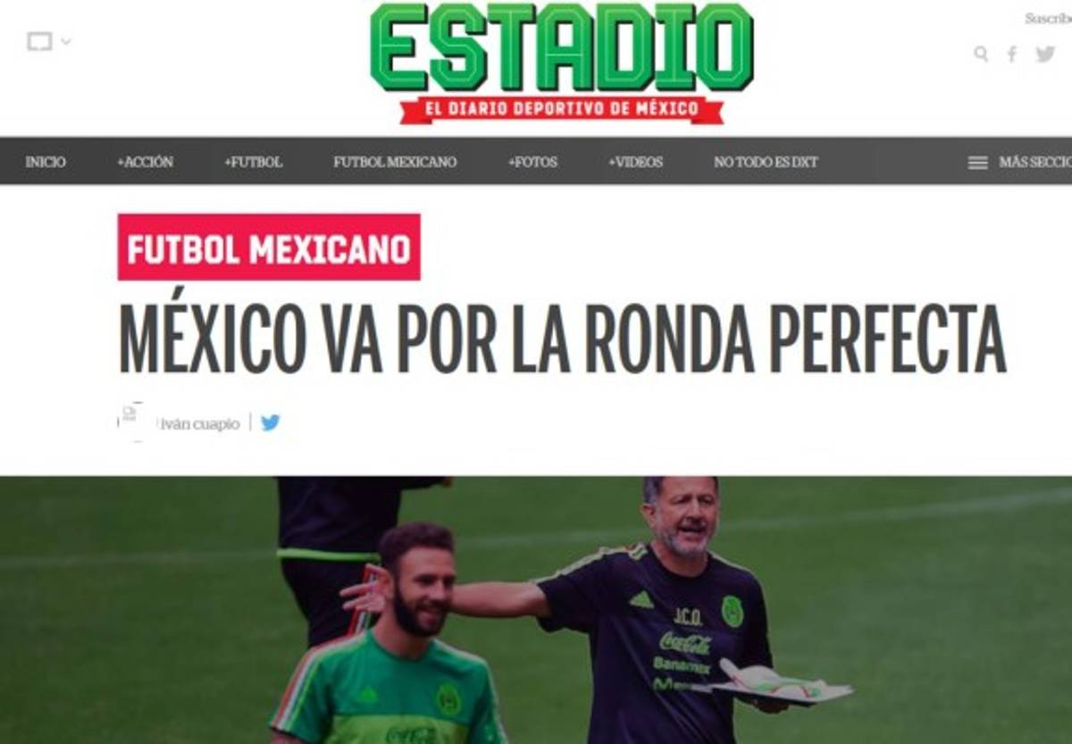 La prensa mexicana habla de la previa del duelo México-Honduras ¿Aztecazo?