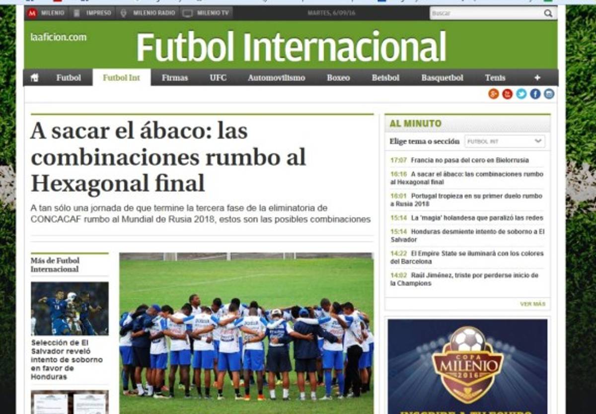 La prensa mexicana habla de la previa del duelo México-Honduras ¿Aztecazo?