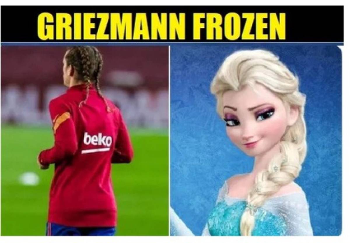 El nuevo look de Griezmann, protagonista de los memes en el Barcelona-Real Sociedad