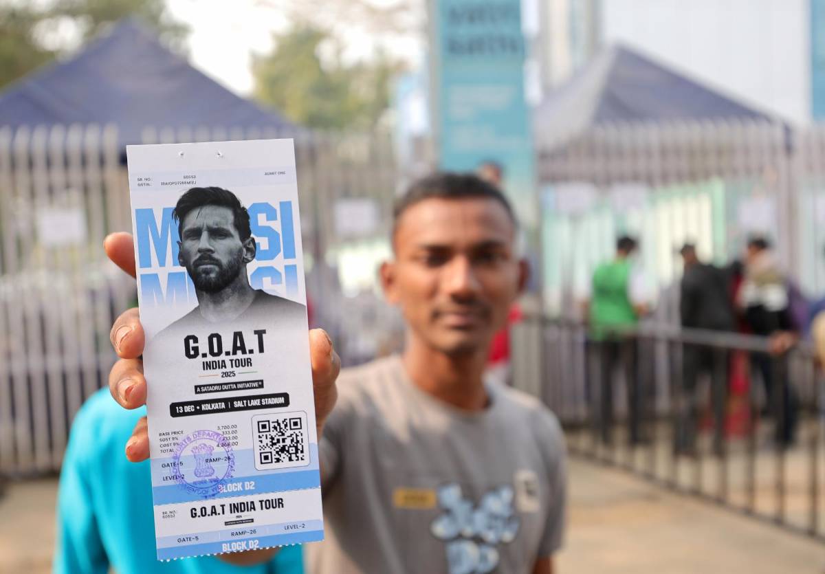 ¡Locura por Messi! Un regalo gigante para el campeón del mundo a su llegada a India