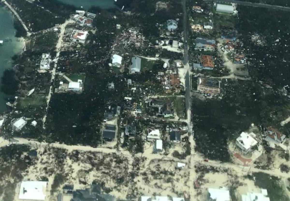 Devastador: Las impactantes imágenes que dejó el huracán Dorian en las Bahamas