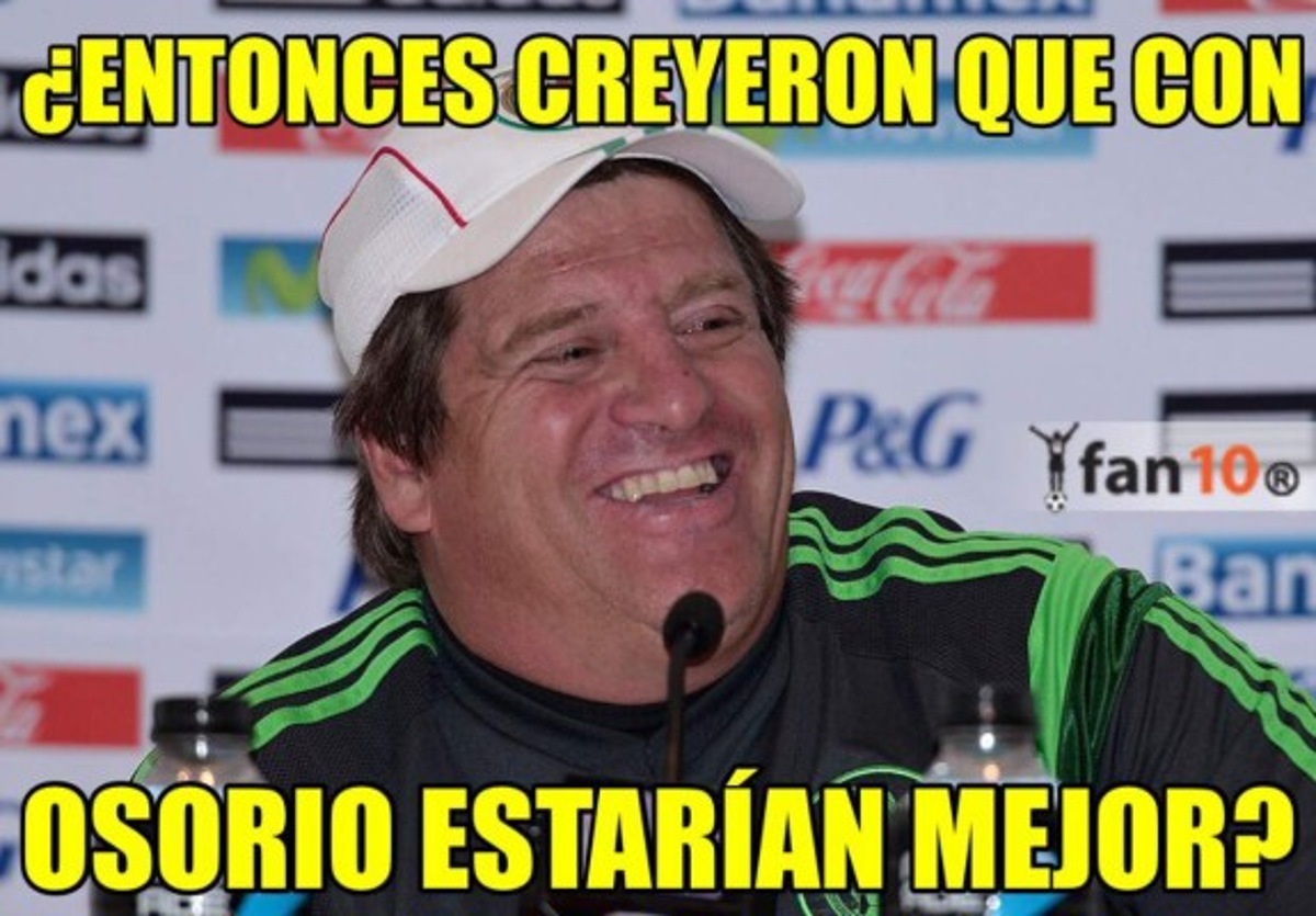 Los memes que destruyen a Osorio y a México por el empate ante Honduras