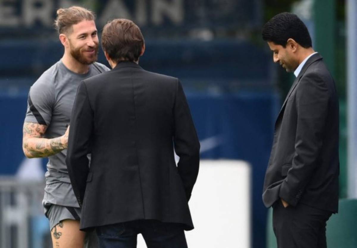 Así fueron captados Mbappé y Neymar en el entrenamiento del PSG tras la polémica; el jeque estuvo presente