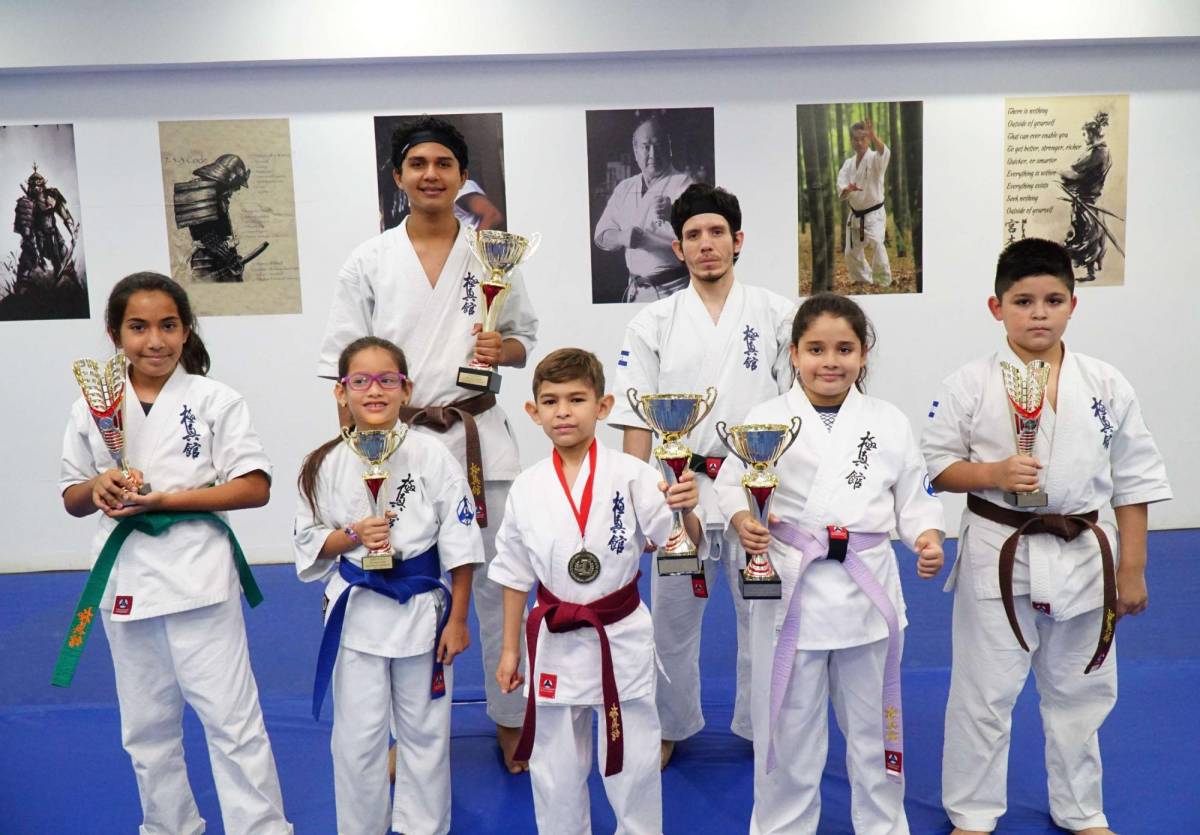 La academia hondureña Tamashi Studio destaca en el torneo norteamenricano de Kyokushin Kan Karate