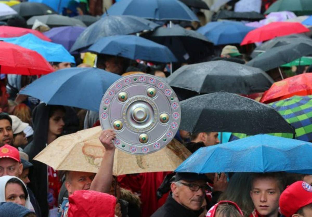 La espectacular celebración del Bayern Munich con su gente en la ciudad
