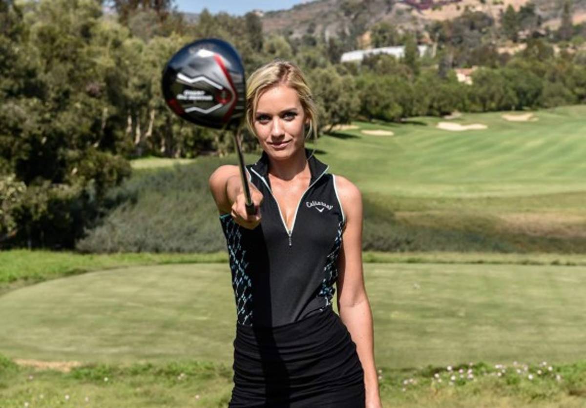 La hermosa musa del golf