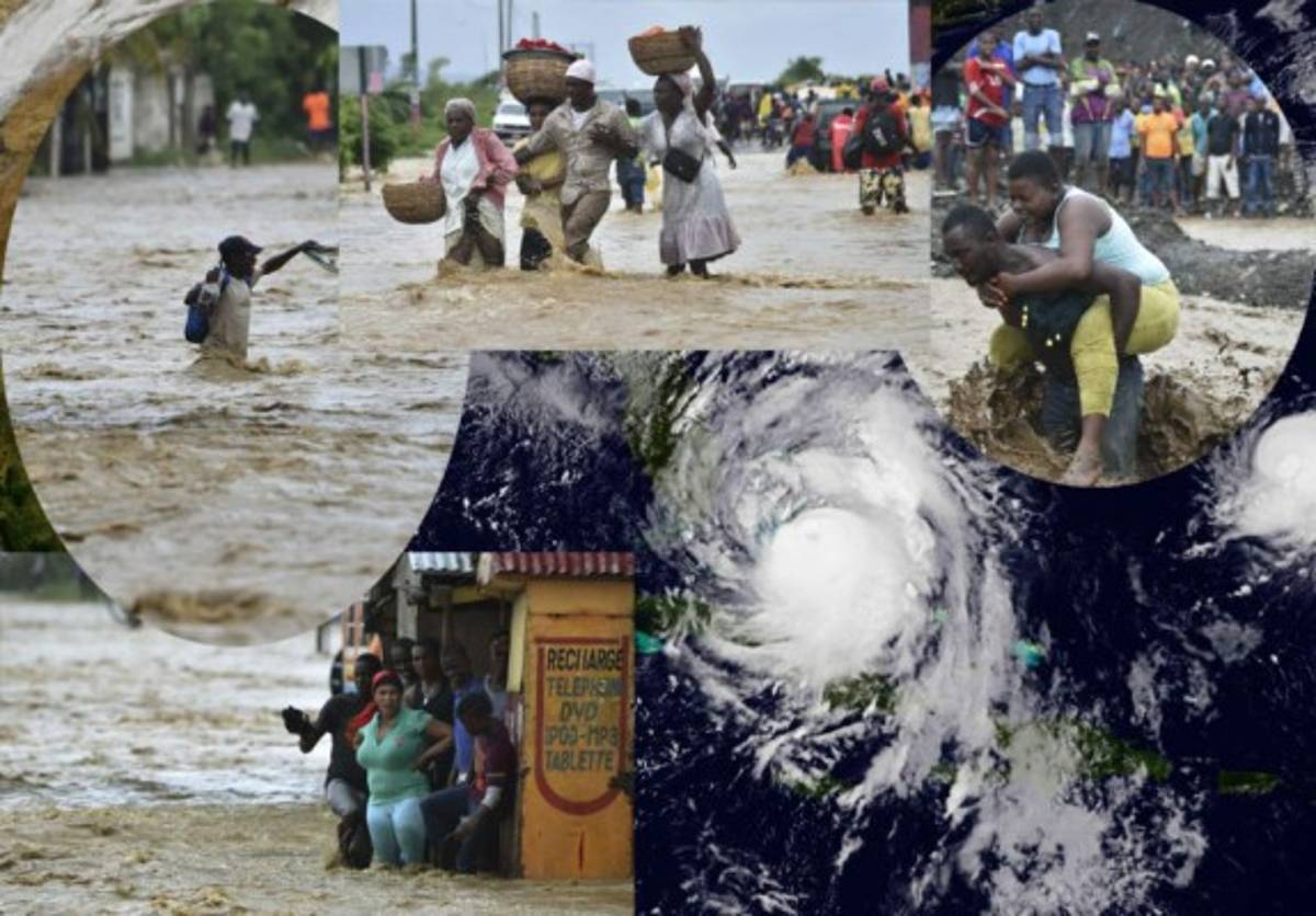 Las imágenes más impactantes del paso del Huracán Matthew por el Caribe
