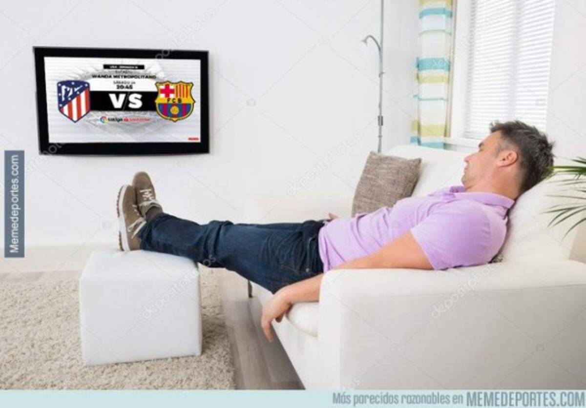 Barcelona empata con el Atlético y atacan al Real Madrid con divertidos memes