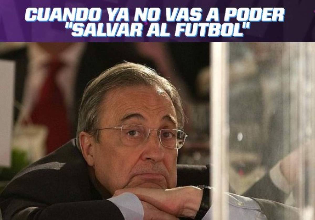 Humillan a Florentino: las redes explotan con divertidos memes por el fracaso de la Superliga europea