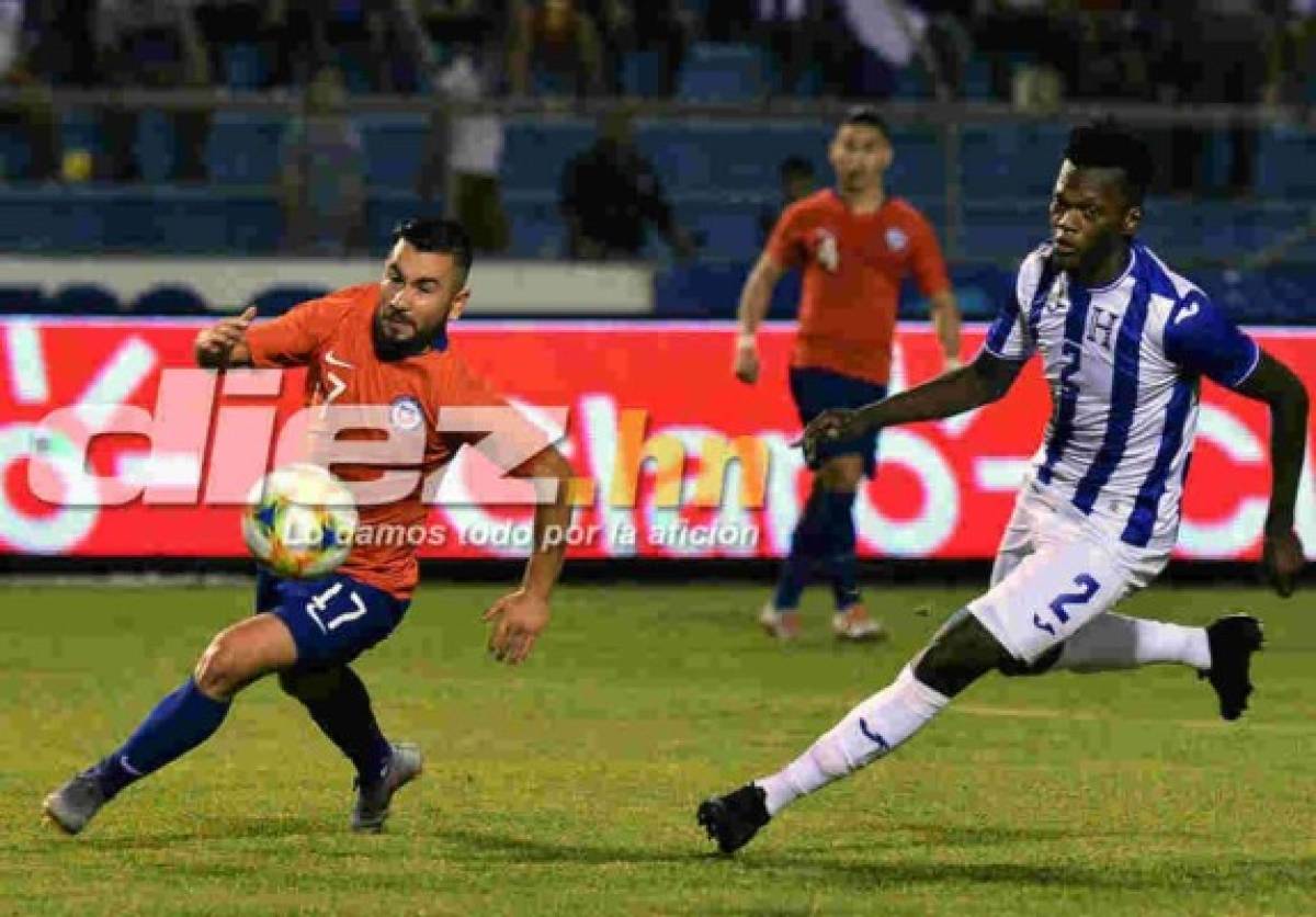 ¡Aprobados! La puntuación de los futbolistas de Honduras en el juego ante Chile