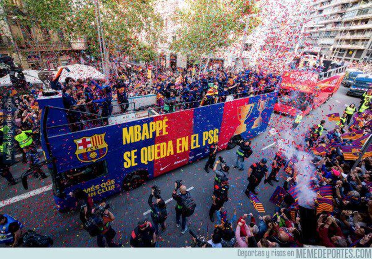 Destrozan al Real Madrid y lo celebran en Barcelona: los terribles memes que dejó la renovación de Mbappé con el PSG