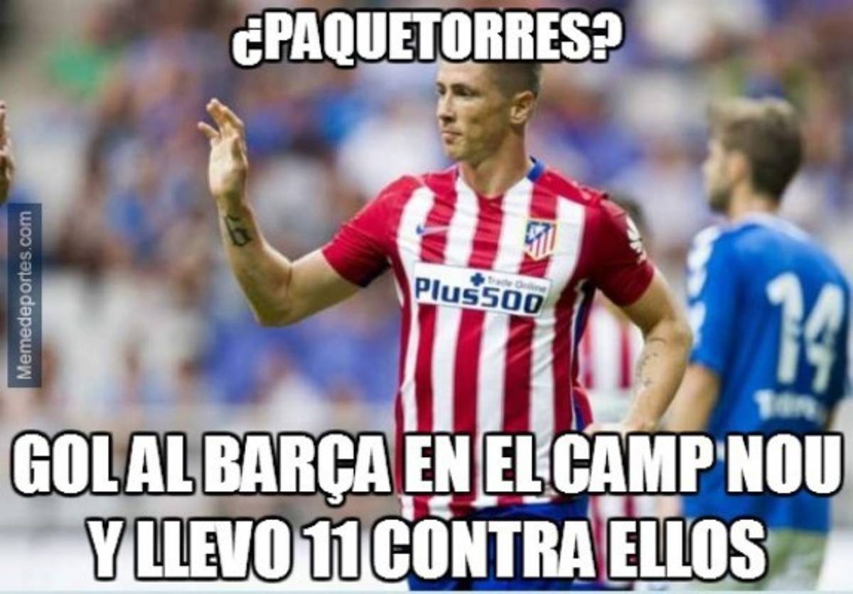 El Barcelona y el 'Niño' Torres fusilados con los memes