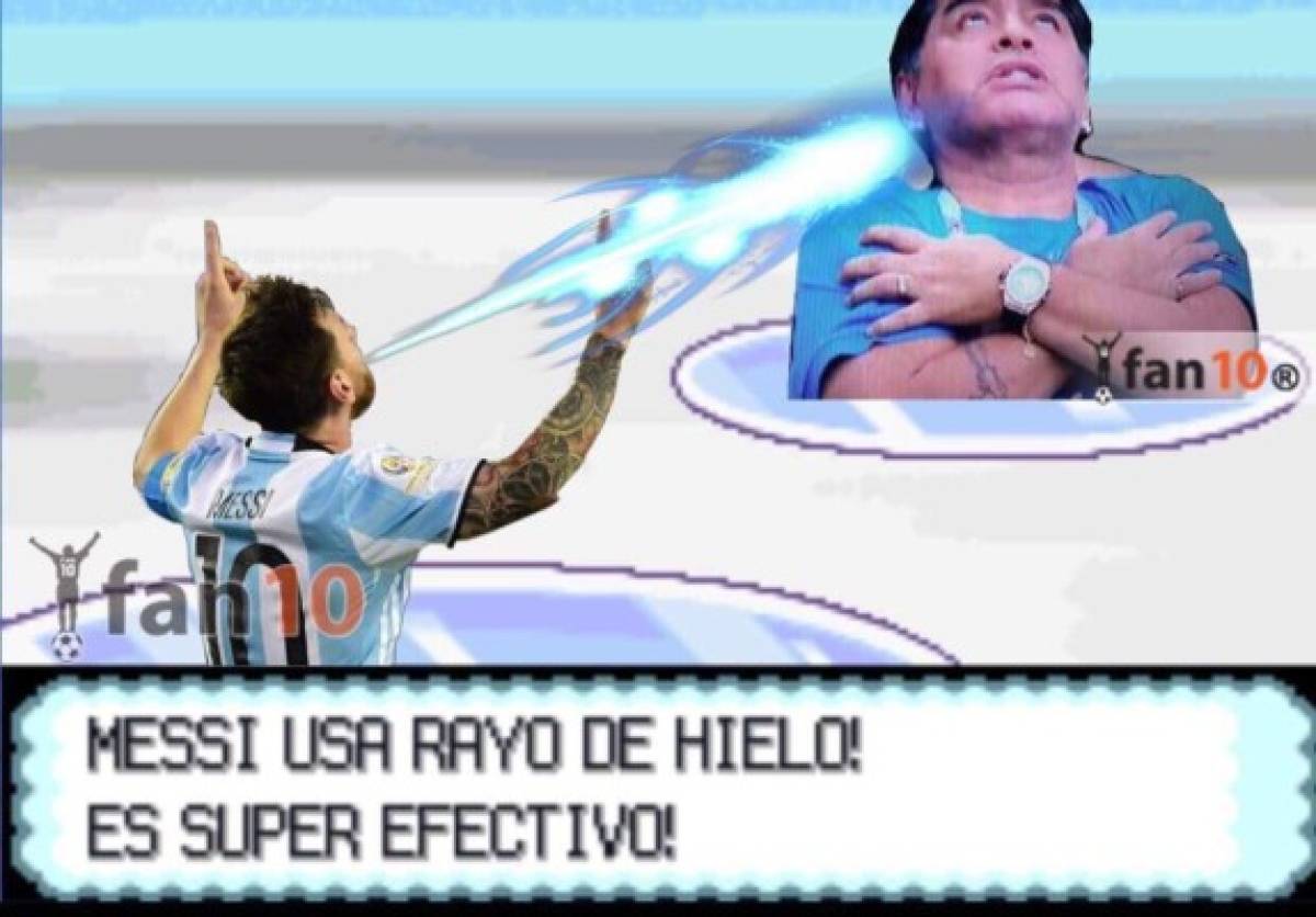 ¡MASACRADOS! Los memes atacan a Messi y Maradona tras clasificación de Argentina