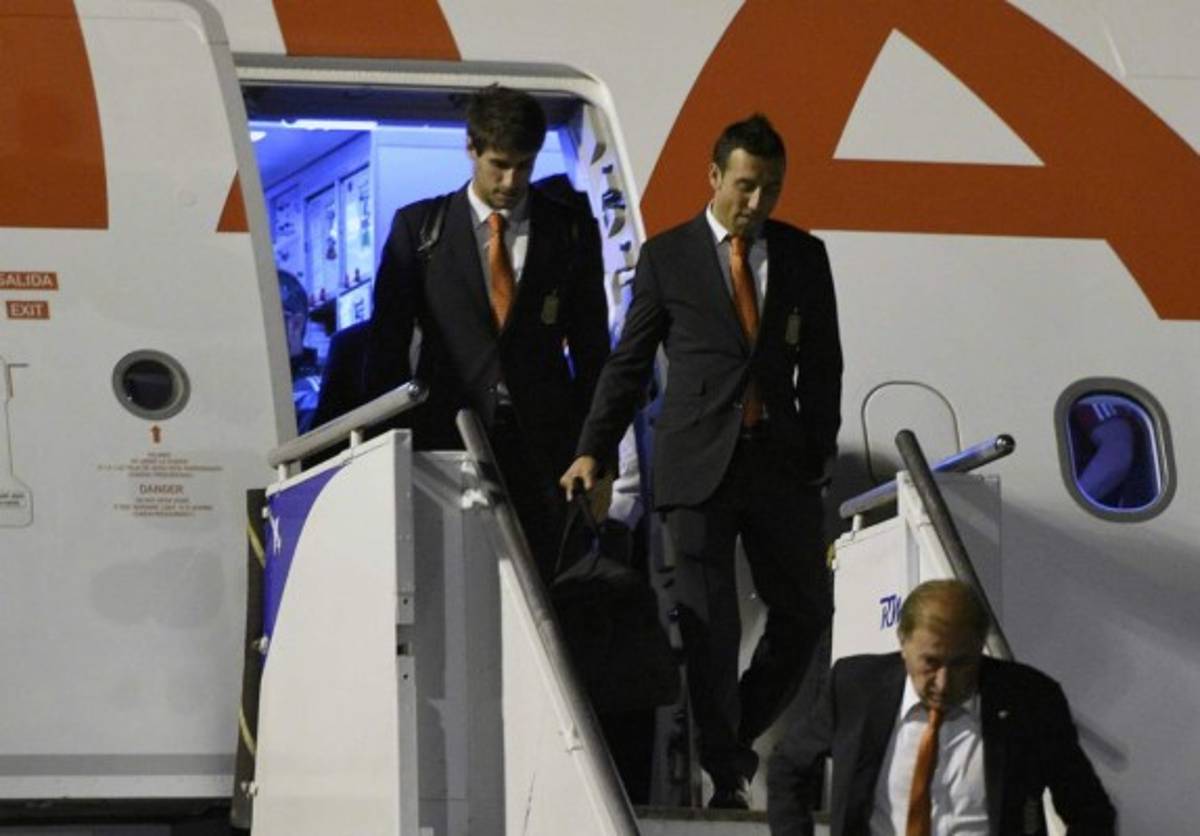 España entrenará esta tarde en su cuartel en Curitiba