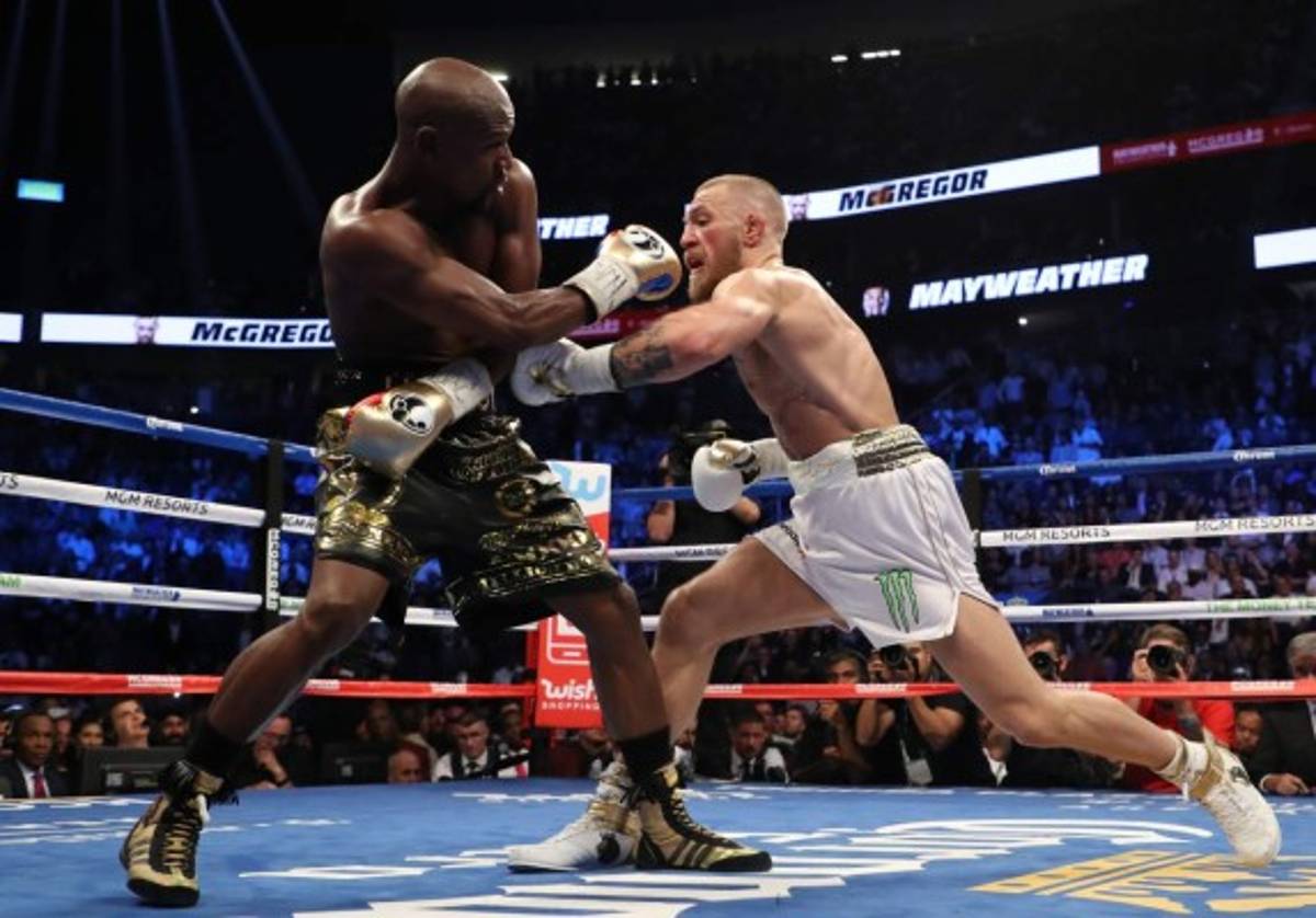 Las mejores fotos que dejó el triunfo de Floyd Mayweather ante Conor McGregor