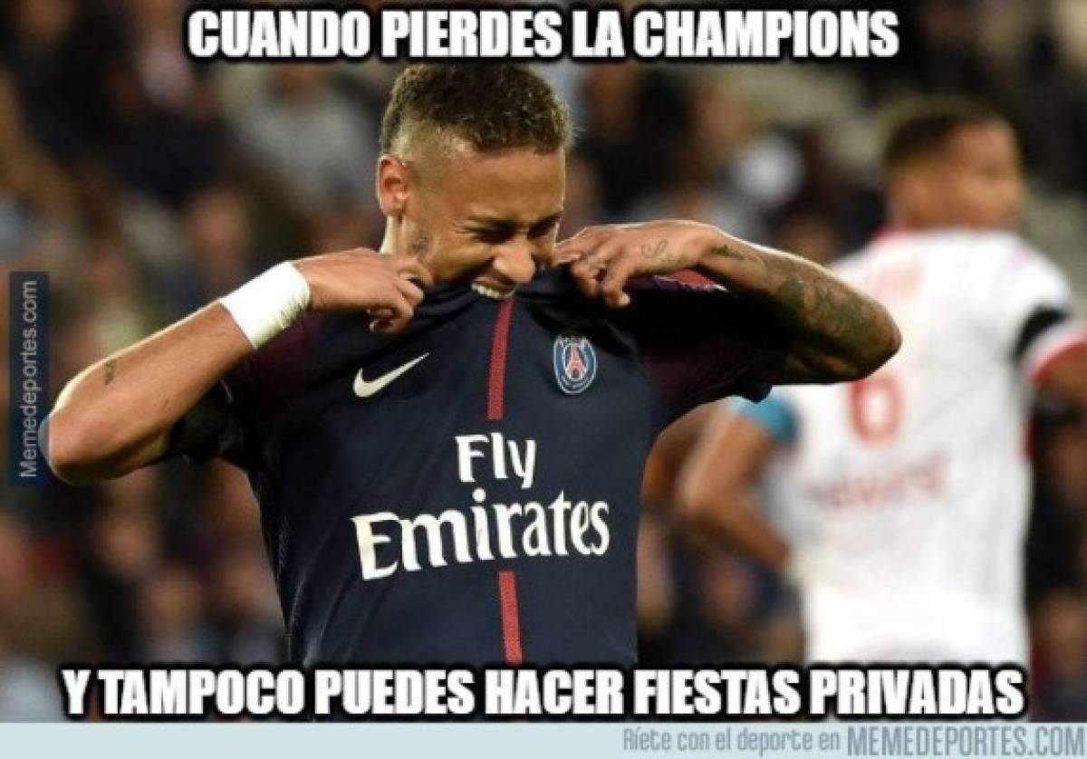 Los memes destrozan a Neymar, Mbappé y al PSG tras perder la final de la Champions League