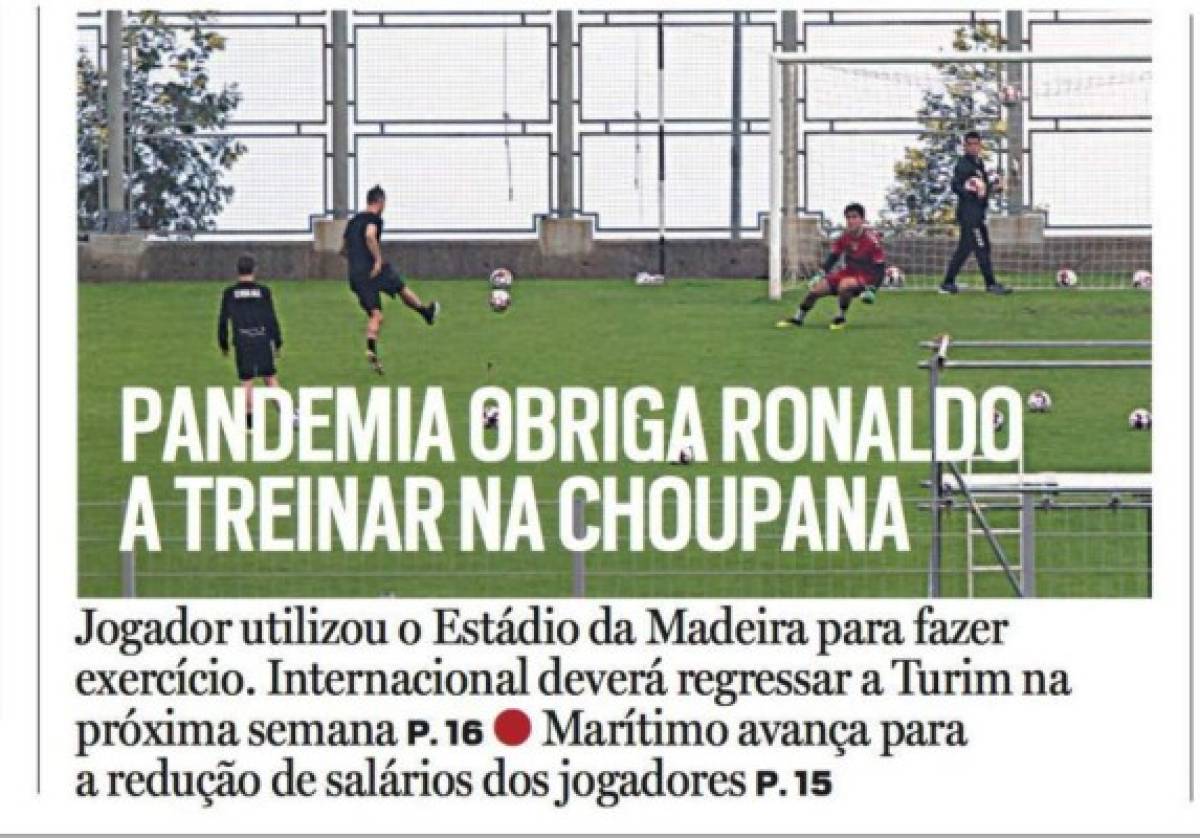 Cristiano Ronaldo es captado entrenando en un estadio y en plena crisis por coronavirus