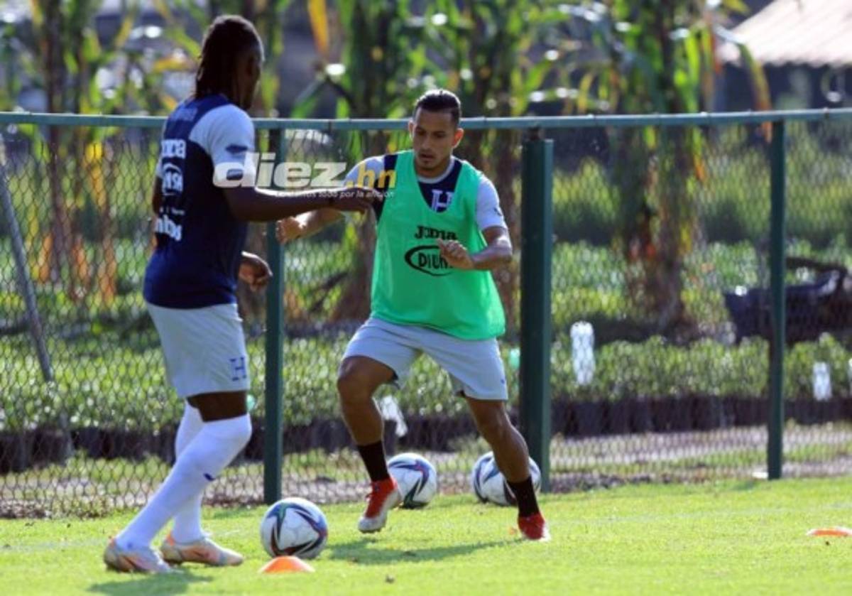 ¡Busitos y escondieron el 11! Las fotos del último entreno de Honduras antes de enfrentar a México