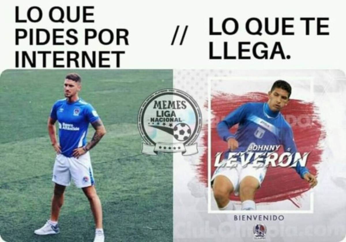 Los crueles memes del mercado de fichajes en Honduras donde hacen pedazos a Olimpia y Motagua