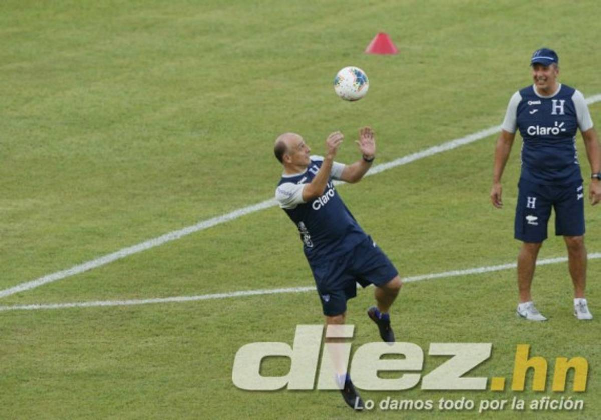 Así fue el entrenamiento de Honduras: Los tenis 'Air Jordan' de Elis, Arnold se entrena y Coito se luce