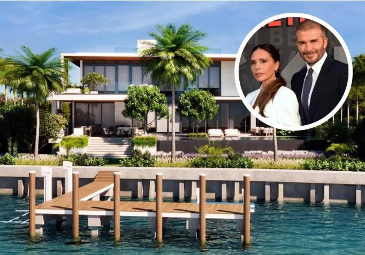 La cifra más alta pagada por una casa: Así es la nueva mansión de $72 millones de David Beckham y Victoria en Miami Beach