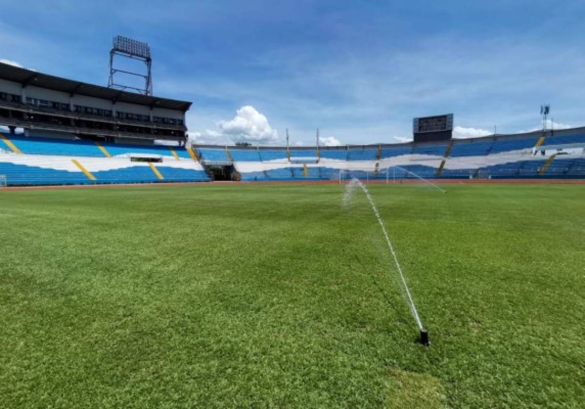 ¡Como mesa de billar! El Olímpico tiene una nueva cara para recibir a la Selección de Honduras frente a EUA