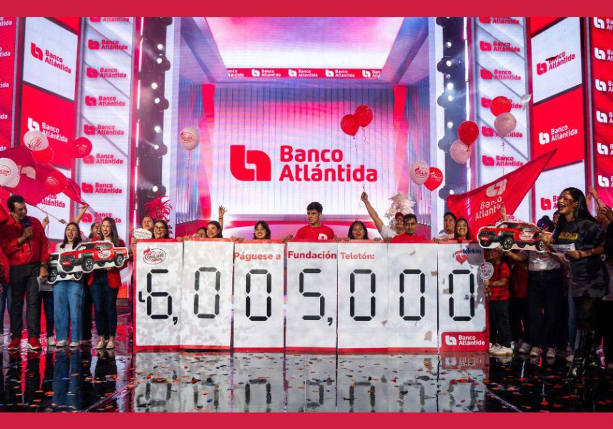 Banco Atlántida aporta L6,005,000 millones a la Fundación Teletón gracias a la solidaridad de miles de hondureños