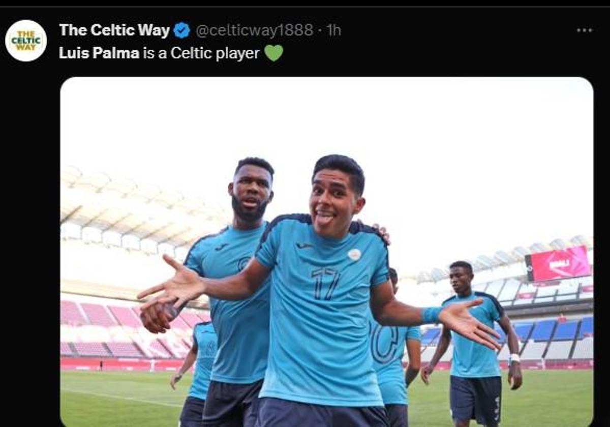 “Celtic está encantado”, “Luis Palma con número de crack”: Prensa internacional y nacional reacciona al fichaje del hondureño