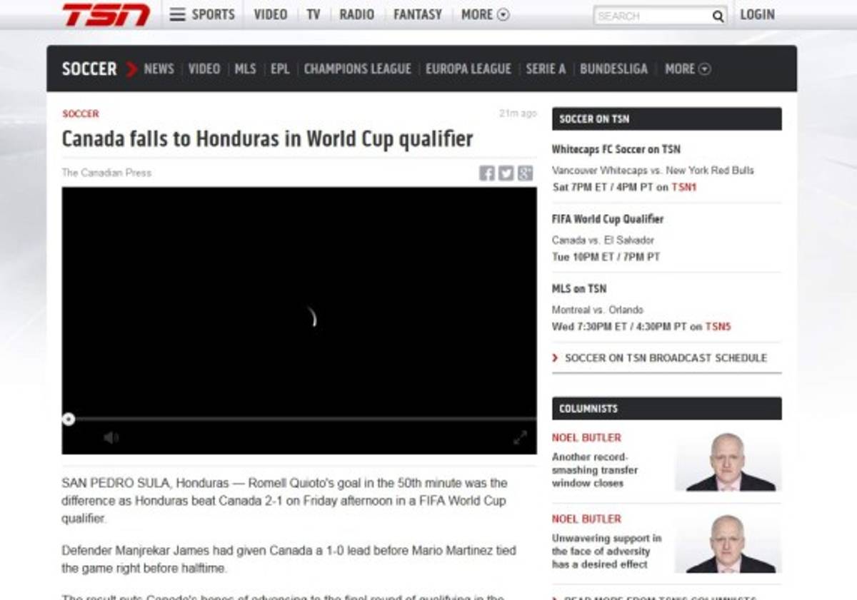 La prensa internacional resalta que 'Honduras sigue viva en la Eliminatoria de Concacaf'