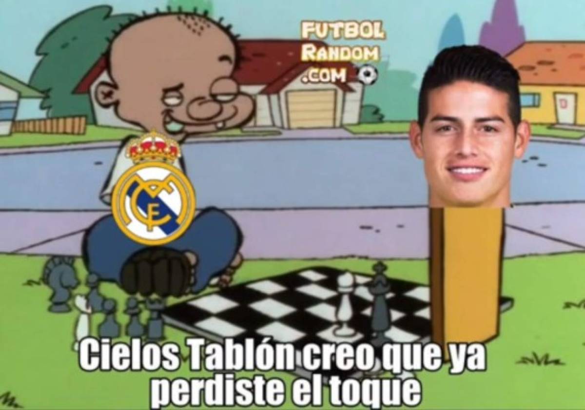 Los memes hacen pedazos al Real Madrid y James Rodríguez tras el amargo empate ante Valladolid