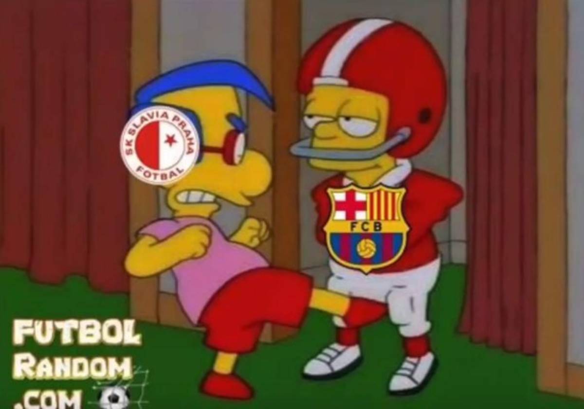 Lionel Messi, víctima favorita de los memes tras el sufrido triunfo del Barcelona ante el Slavia