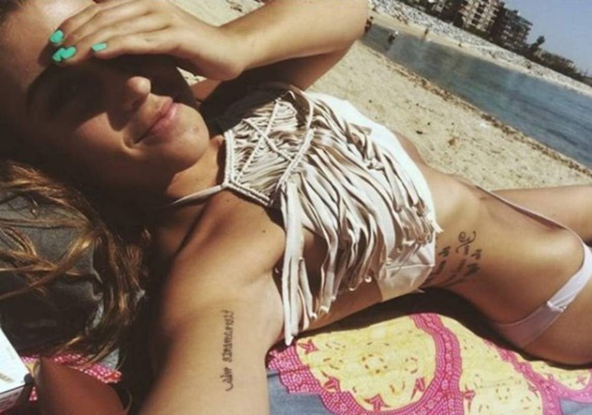 La youtuber e infartante novia del jugador del FC Barcelona, Carles Aleñá