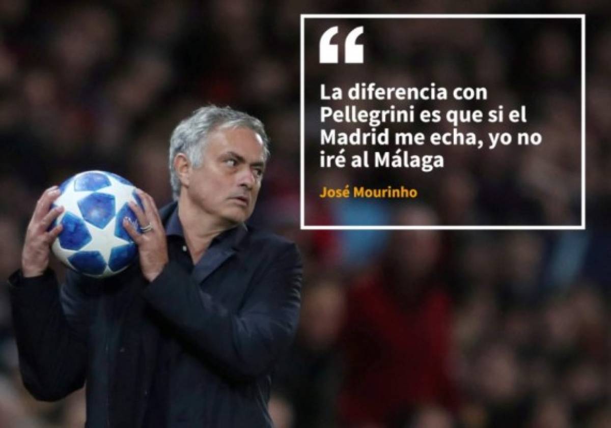 Las mejores frases y contradicciones de José Mourinho: 'Jamás entrenaría al Tottenham'