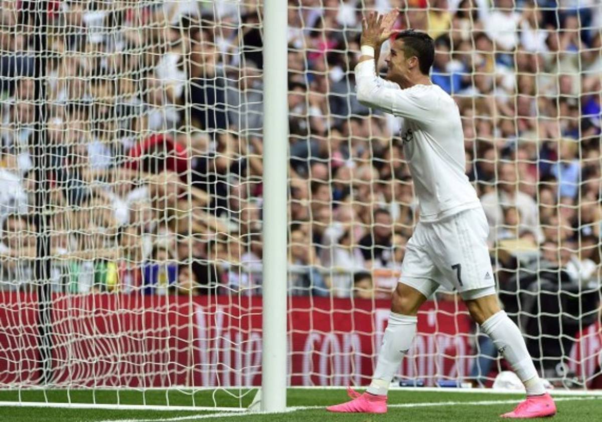 Así fue el sufrimiento de Cristiano Ronaldo ante el Málaga