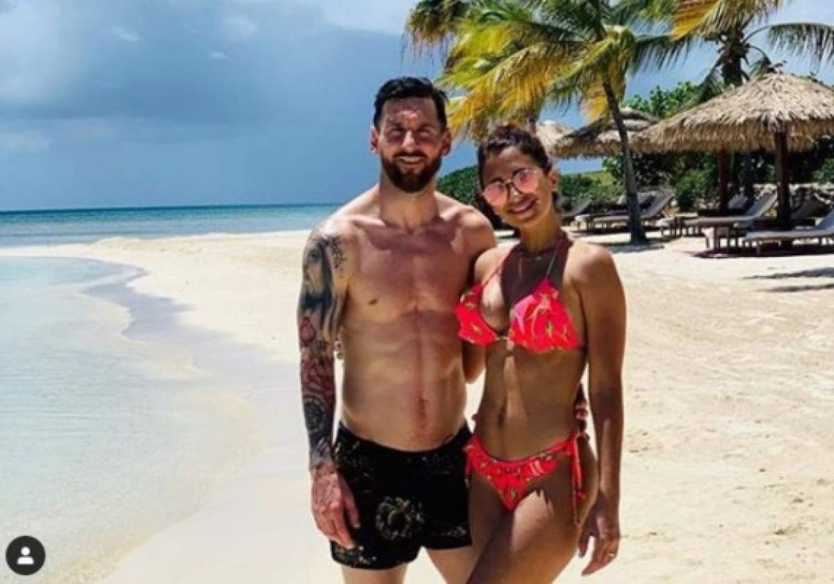 Messi y Antonela Rocuzzo se van de vacaciones a las playas de Antigua y Barbuda