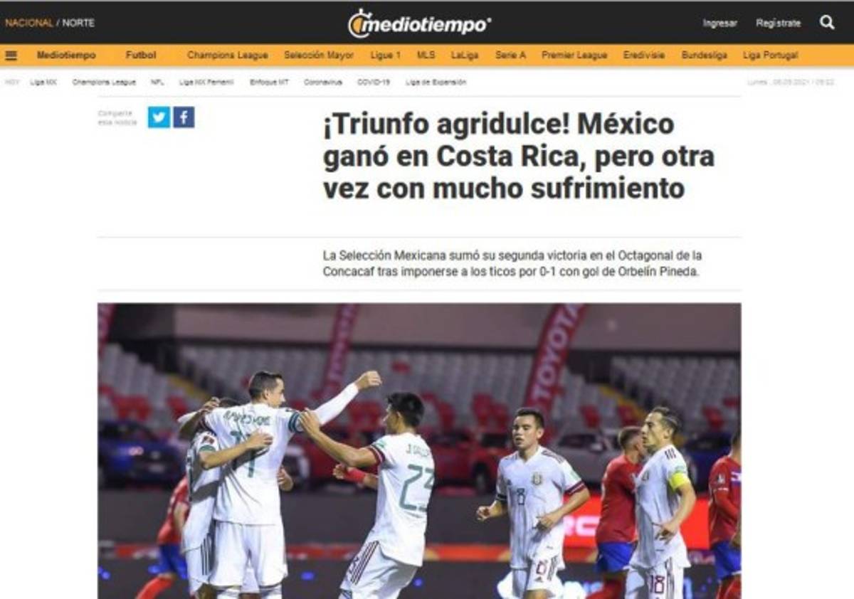 ¿Críticas a Luis Fernando Suárez? Lo que dice la prensa tras la derrota de Costa Rica ante México