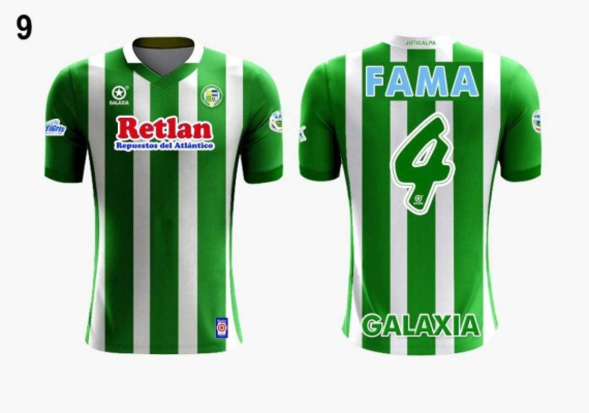 Los nuevos uniformes de equipos de Liga Nacional de Honduras para el torneo Apertura 2018