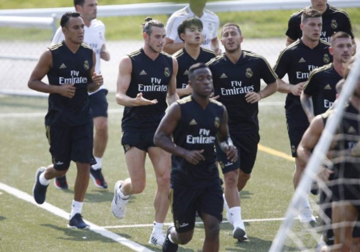 FOTOS: Así ha sido el primer entrenamiento de Hazard con el Real Madrid