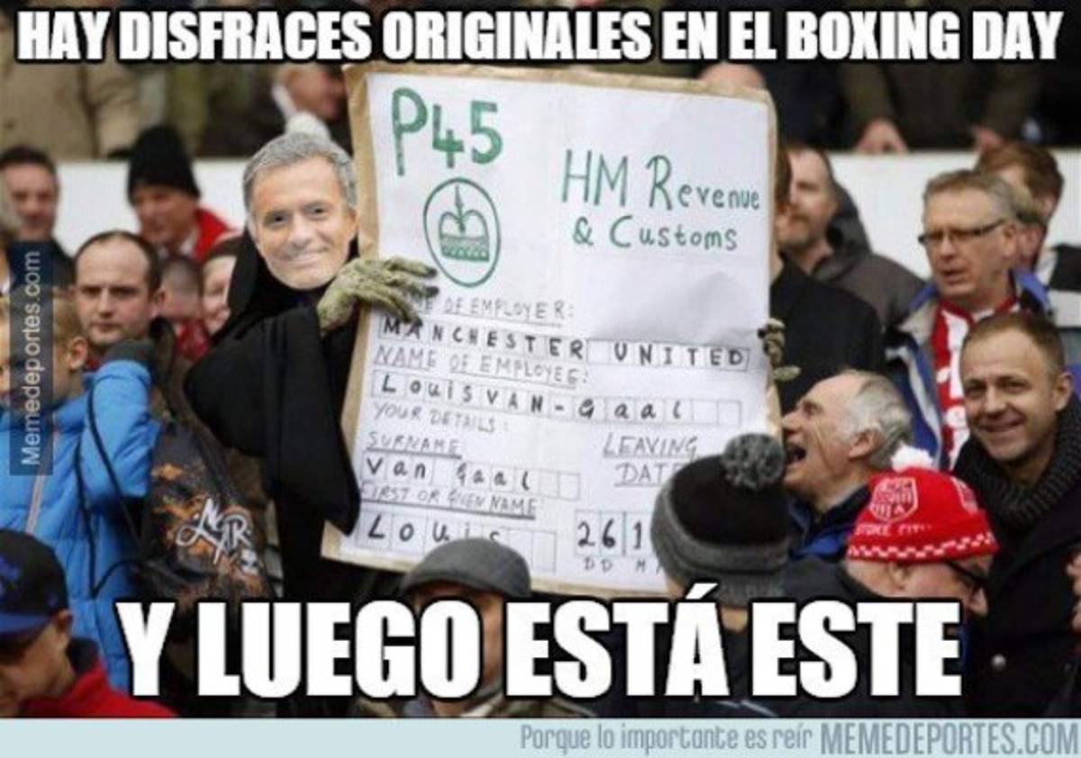 MEMES: En redes socias hunden a Van Gaal en el Boxing Day
