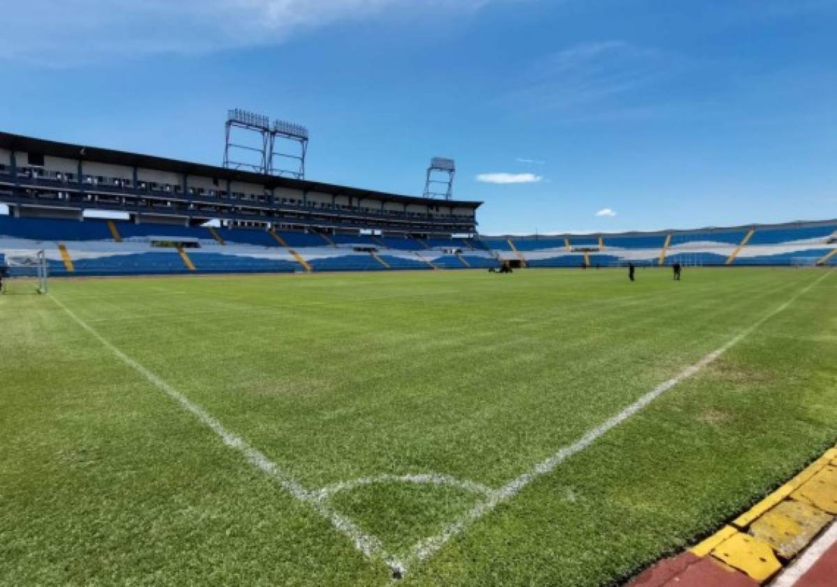 ¡Como mesa de billar! El Olímpico tiene una nueva cara para recibir a la Selección de Honduras frente a EUA